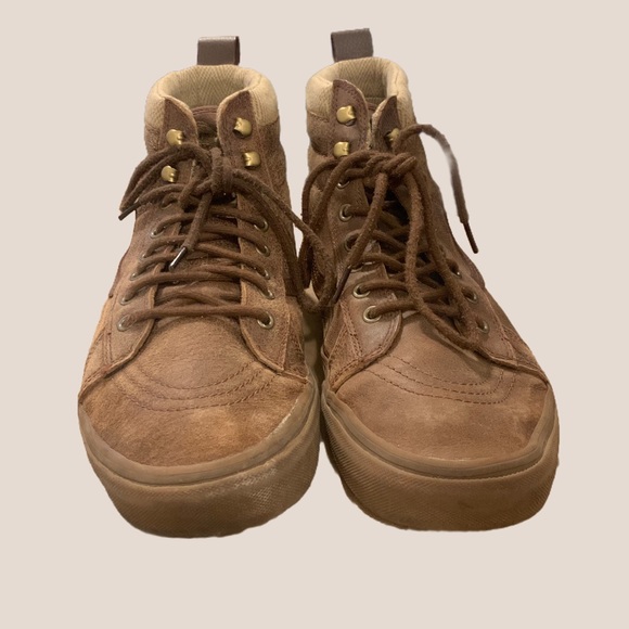 vans mte brown herringbone